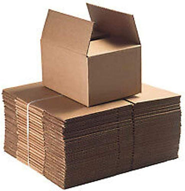 5x5x5" - 127 x 127 x 127mm Single Wall  Shipping Mailing Postal Gift Cuboid Cardboard Boxes (Pack of 25) - ZYBUX